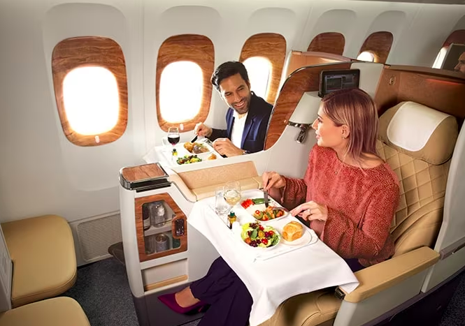 Emirates B777 Business Class